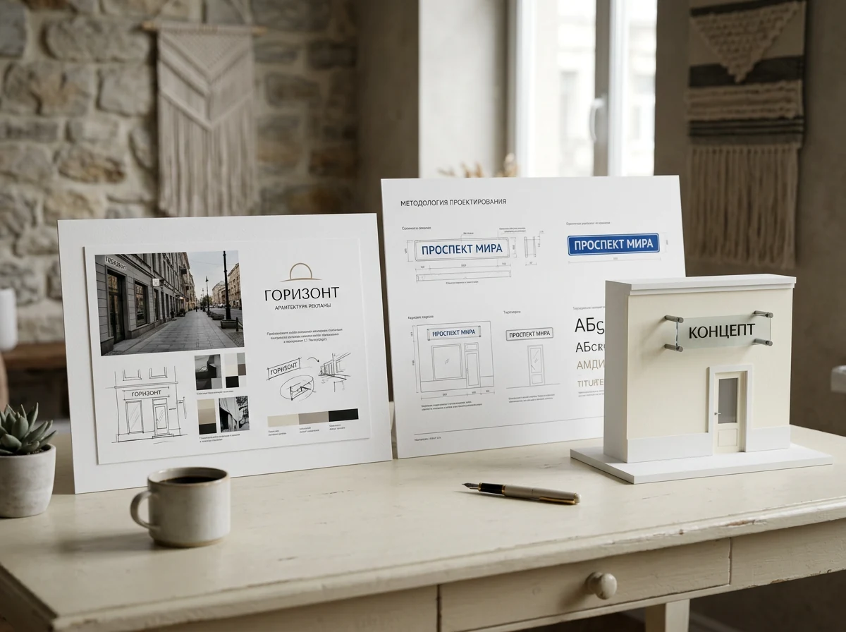 Дизайн наружной рекламы