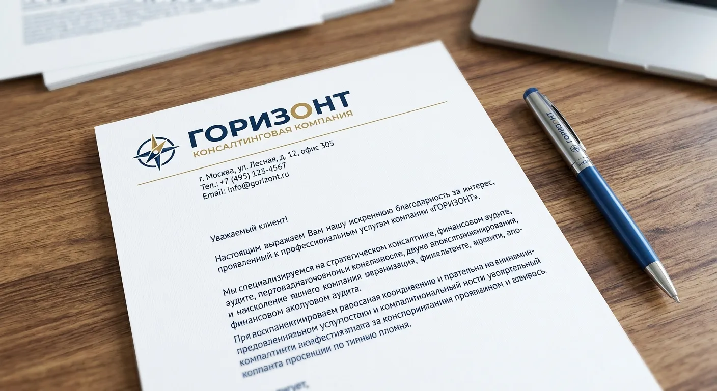 Фирменный бланк и договор