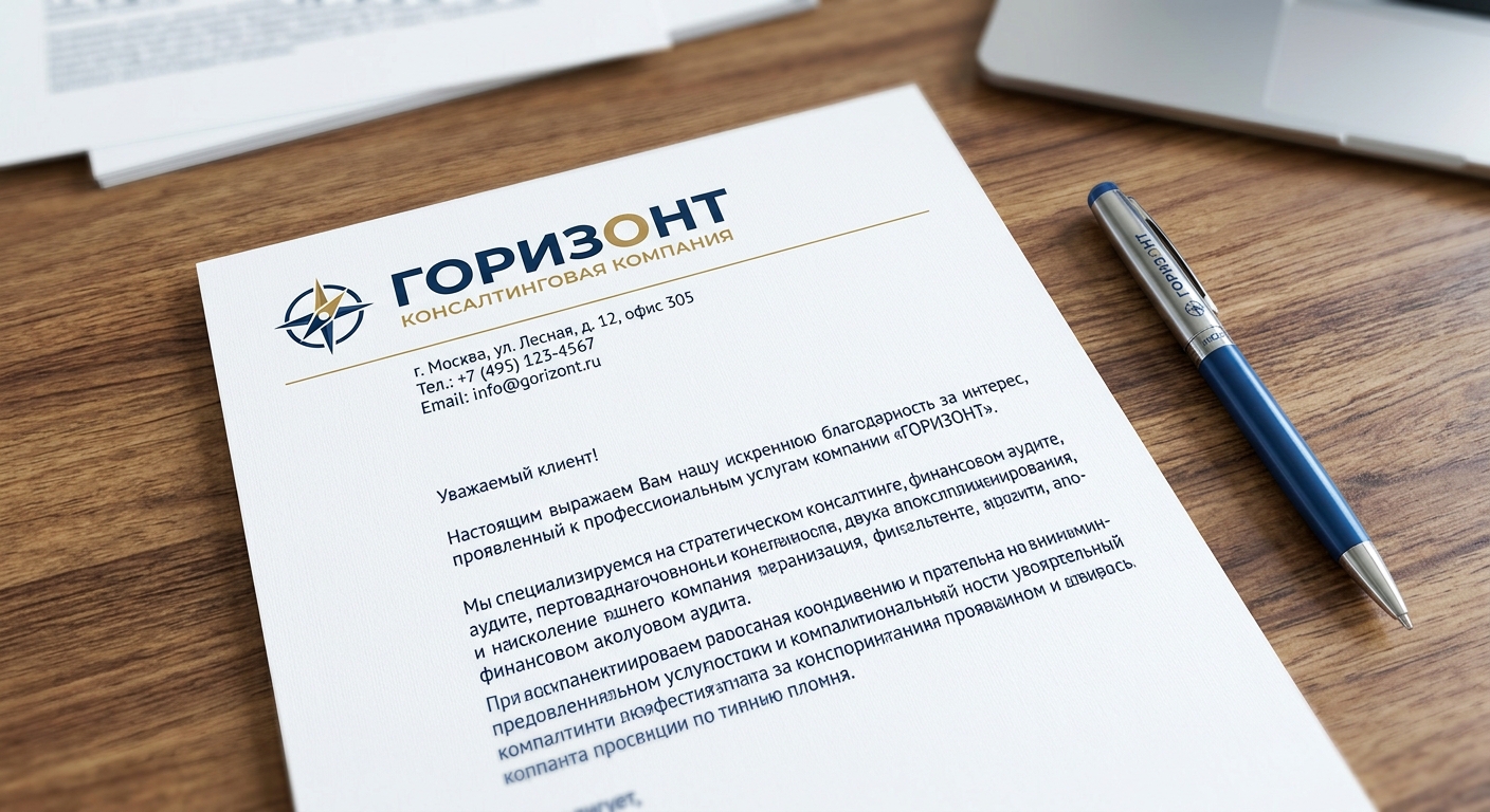 Фирменный бланк и договор