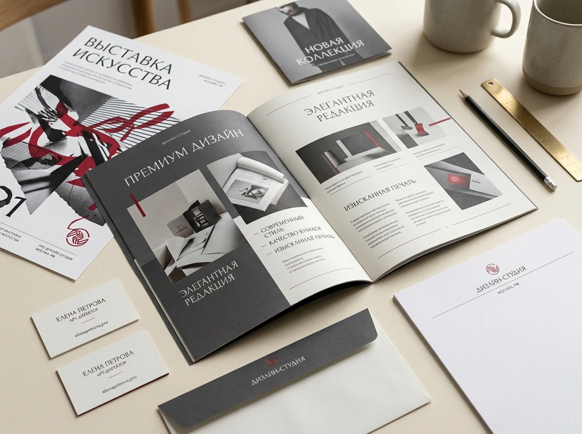 Макет для полиграфии