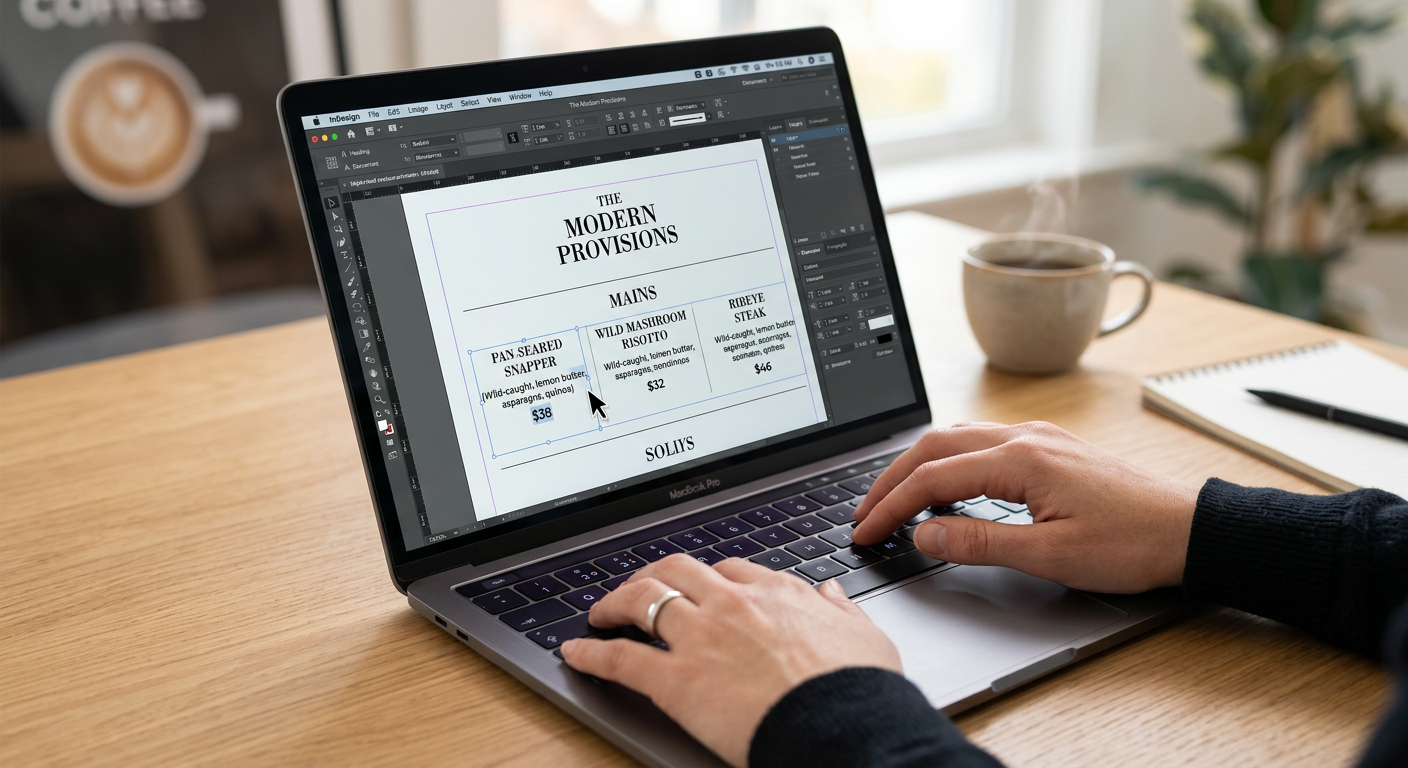 Обновление меню