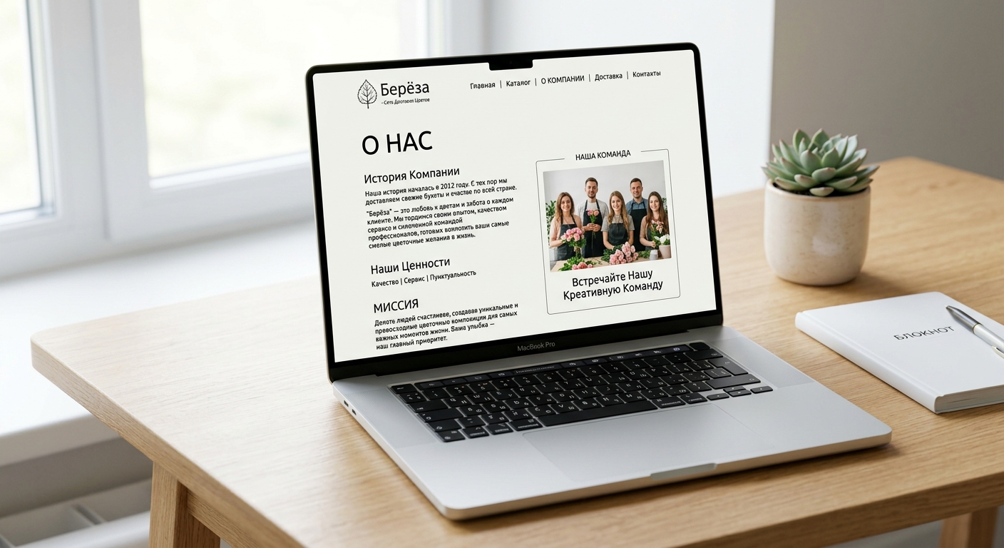 Текст «О компании»