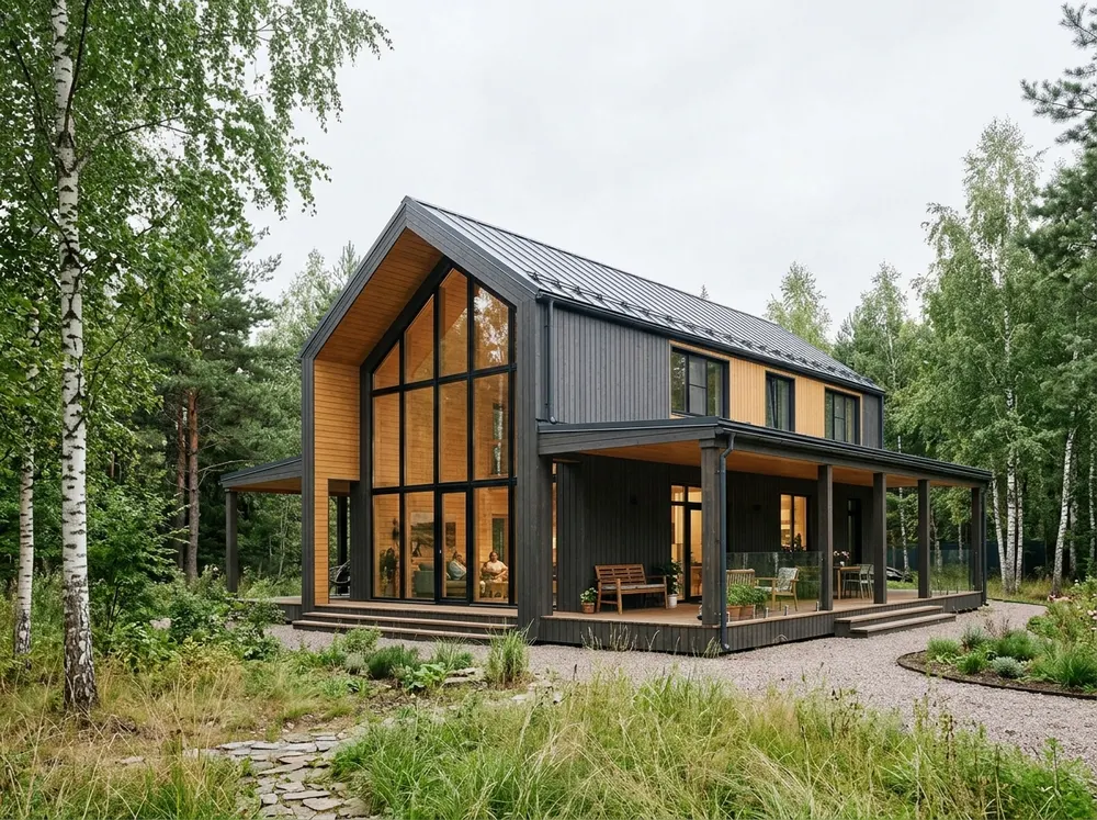 Дом «Суходрев», каркас, 174 м²